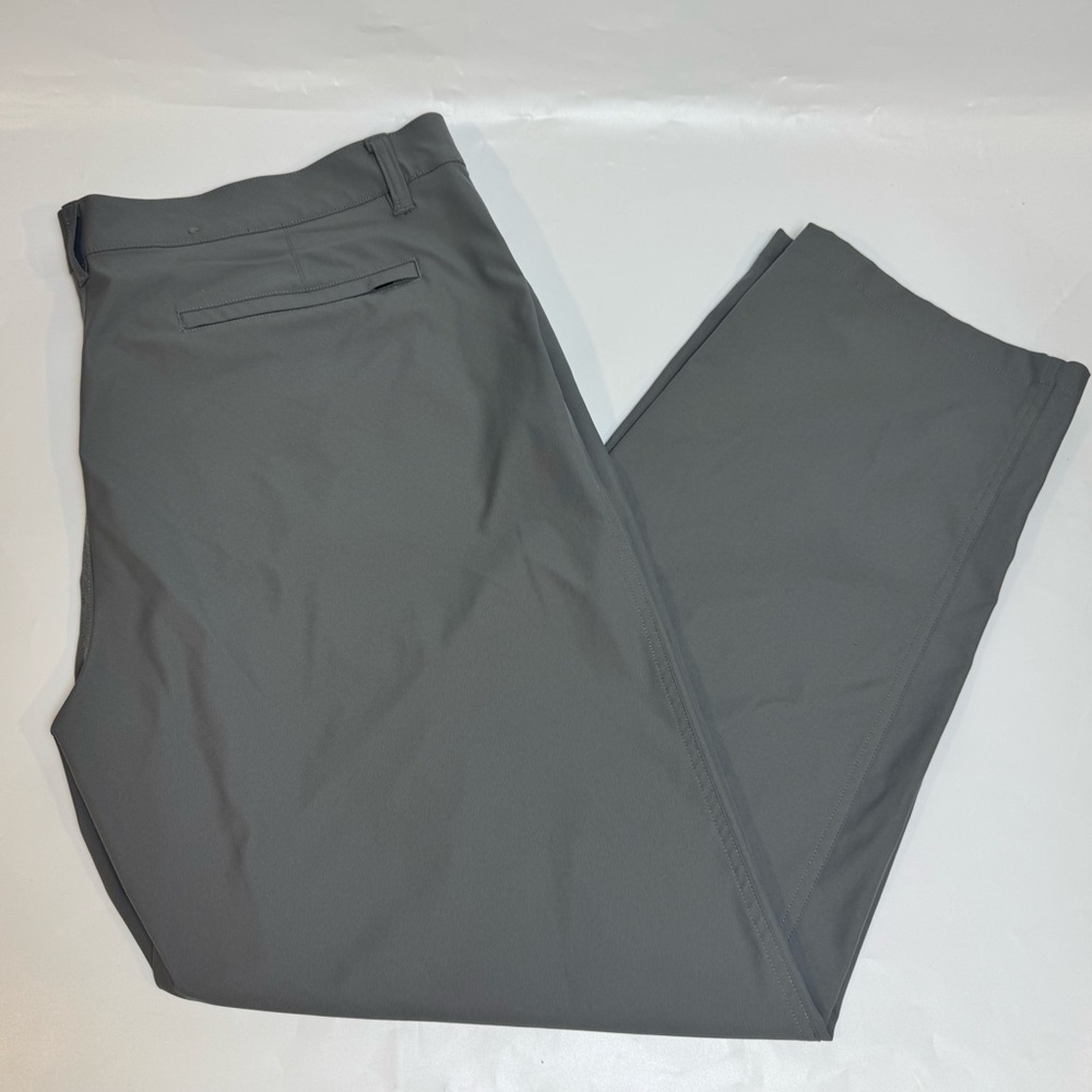 32 Degrees Cool Performance Men Pants 40/30Gray Poly Blend Stretch Regular Fit